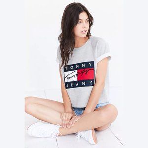 Tommy Jeans Short-Sleeve Boxy Sweatshirt
